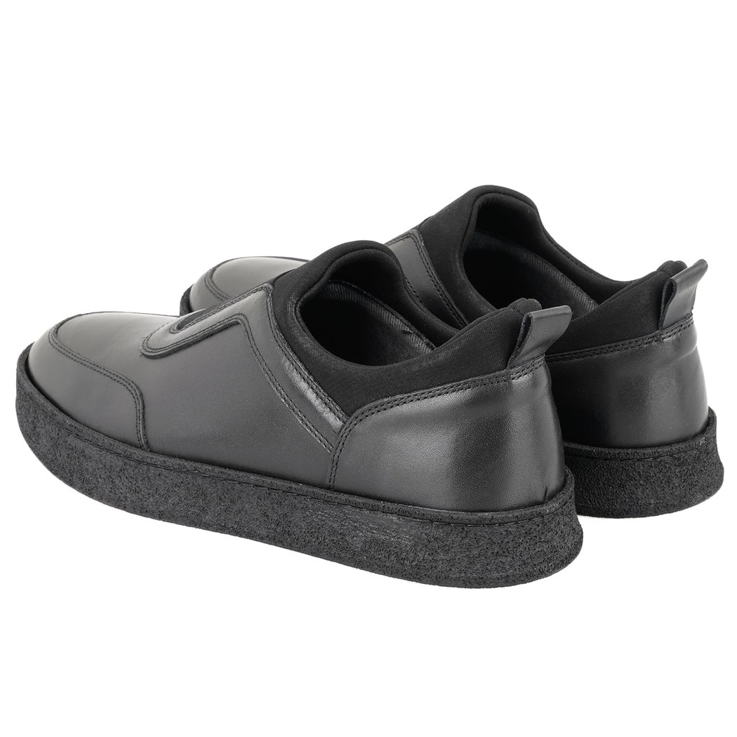 Larz Siyah Erkek Deri Günlük Ayakkabı