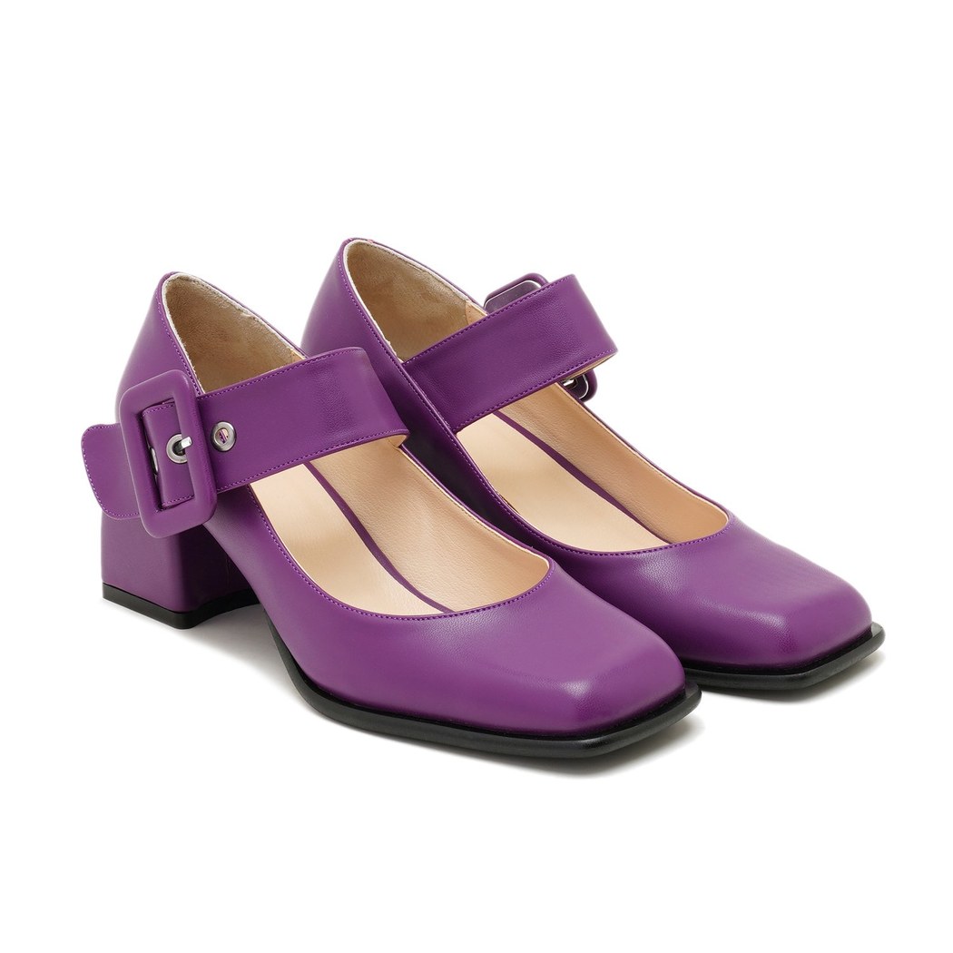 Lassia Mor Kadın Mary Jane Ayakkabı