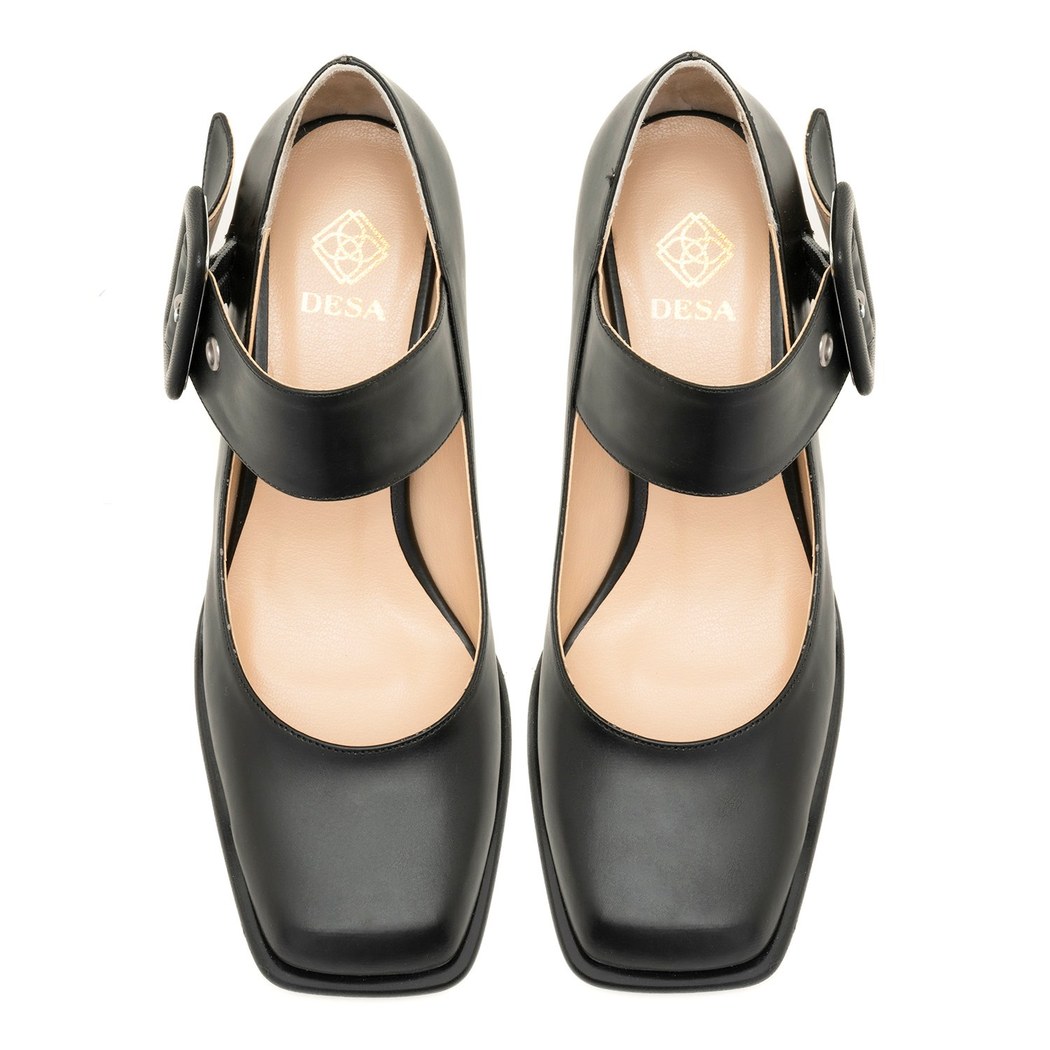 Lassia Siyah Kadın Mary Jane Ayakkabı