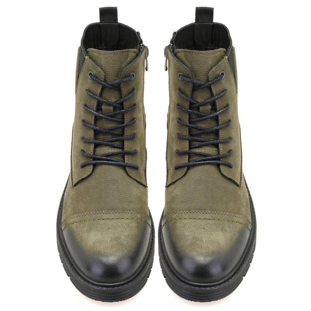 Latoya Haki Erkek Nubuk Deri Bot