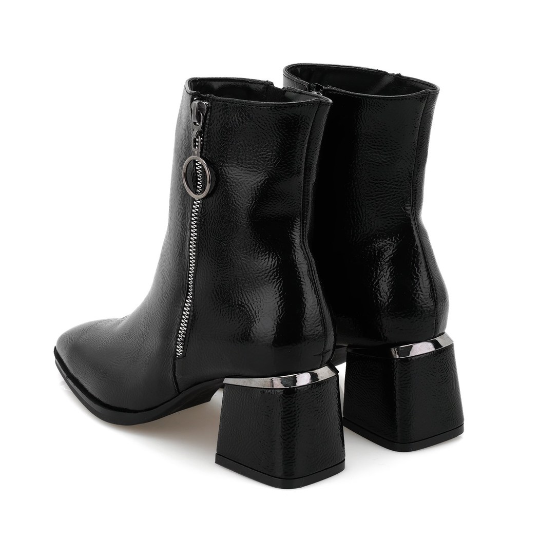 Laura Siyah Kadın Topuklu Bot
