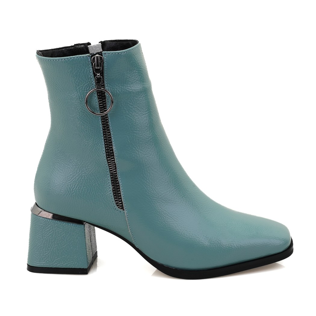 Laura Turkuaz Kadın Topuklu Bot