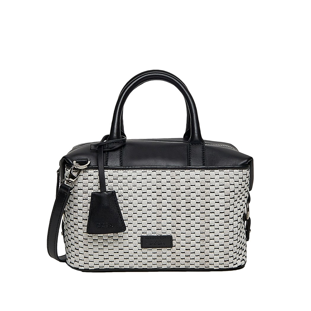 Lavendar Kadın Örgülü Deri Kol Çantası