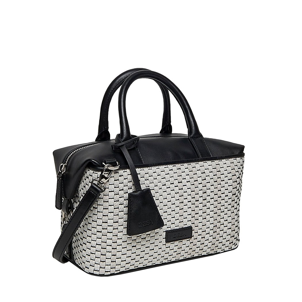 Lavendar Kadın Örgülü Deri Kol Çantası