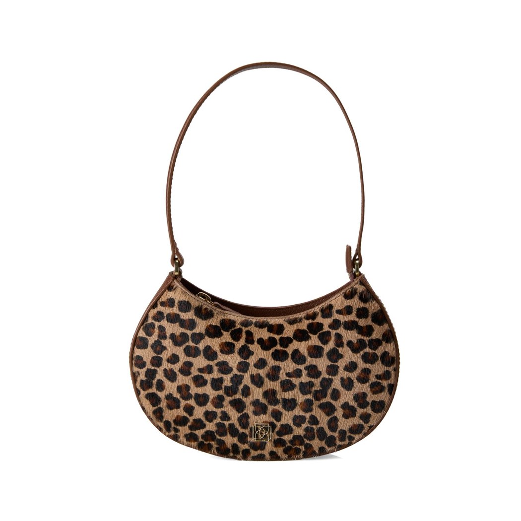 Leana Kahve Leopar Baskılı Kadın Çanta
