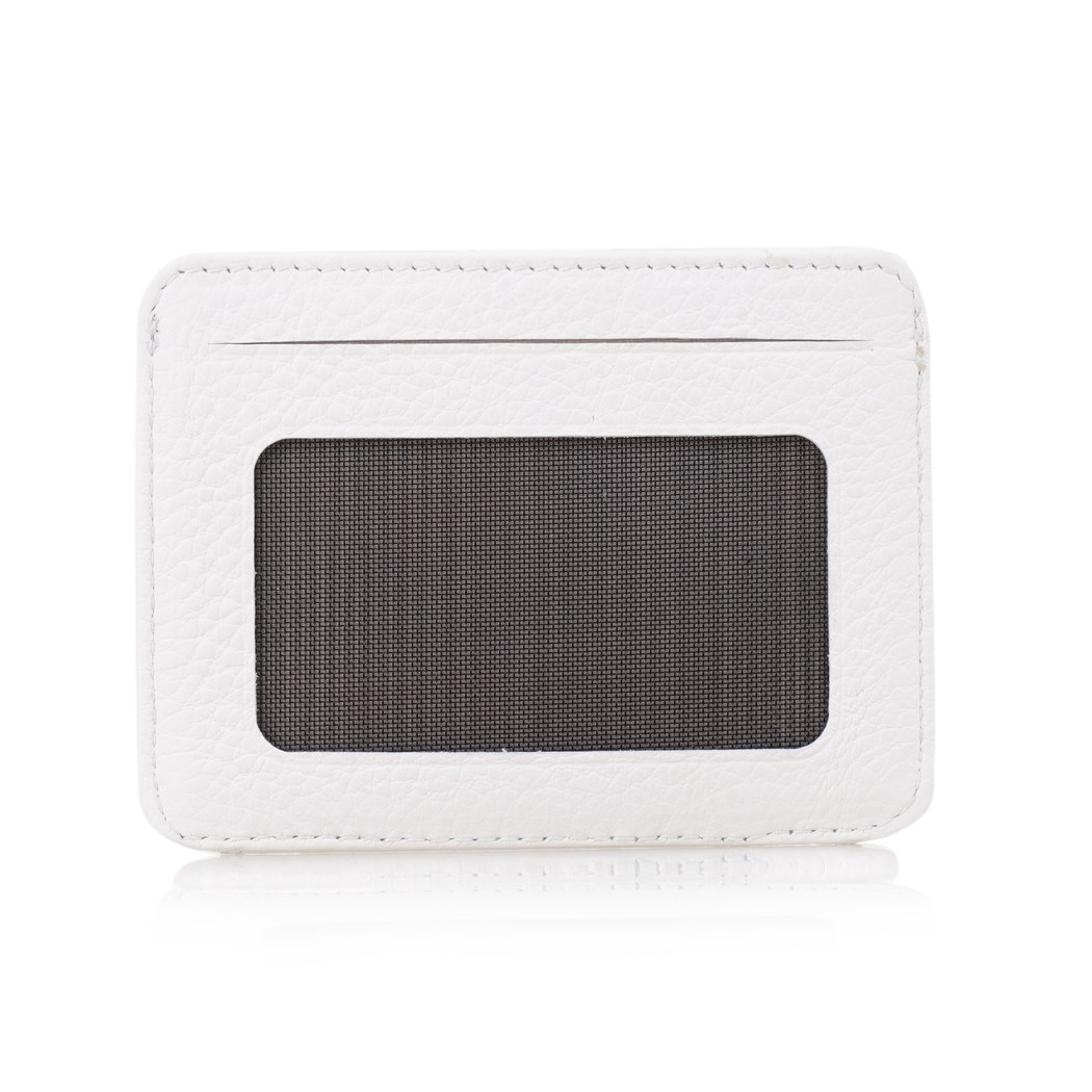Lerona Beyaz Deri Kartlık
