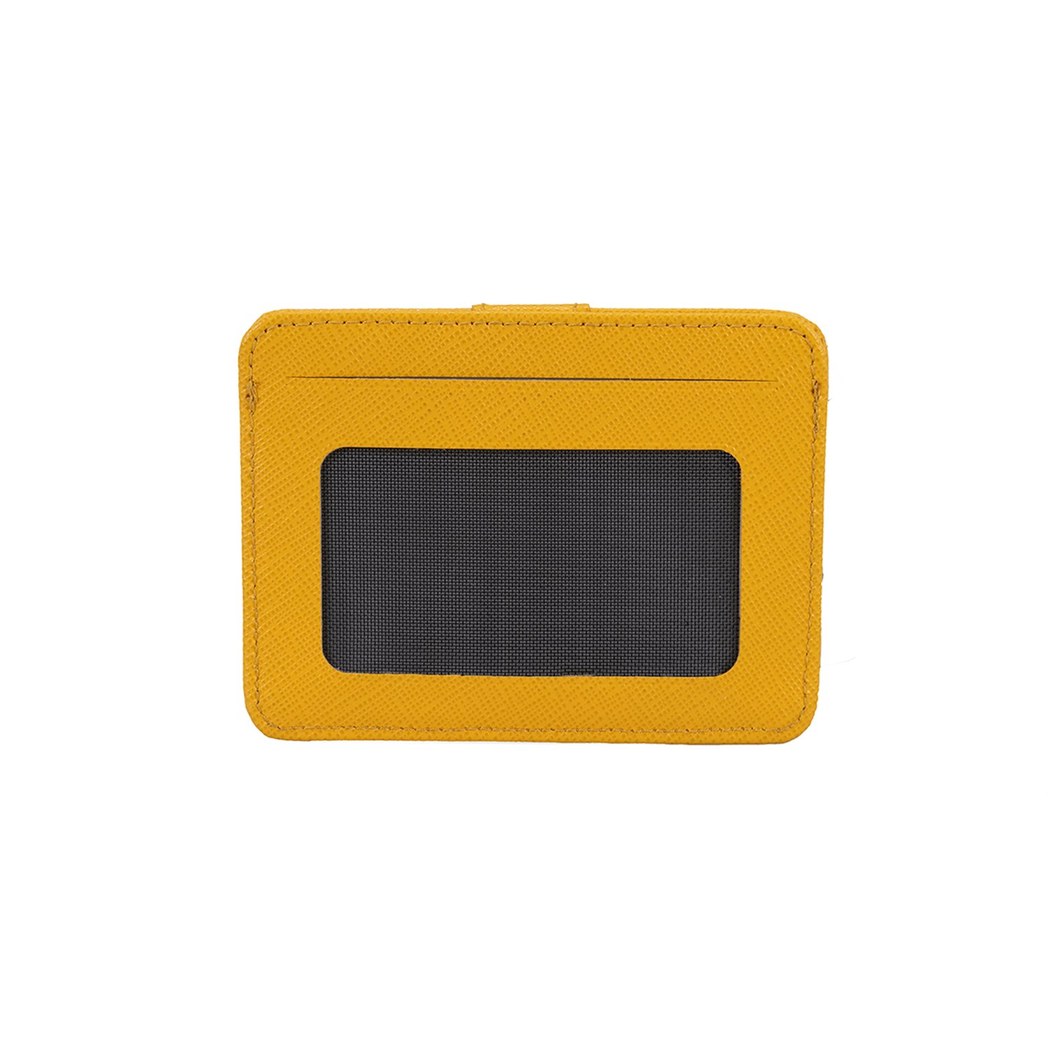 Lerona Sarı Kadın Deri Kartlık