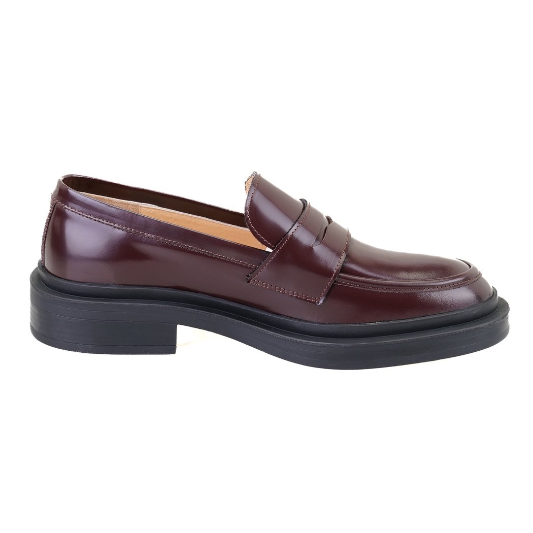 Lestari Bordo Kadın Deri Günlük Ayakkabı