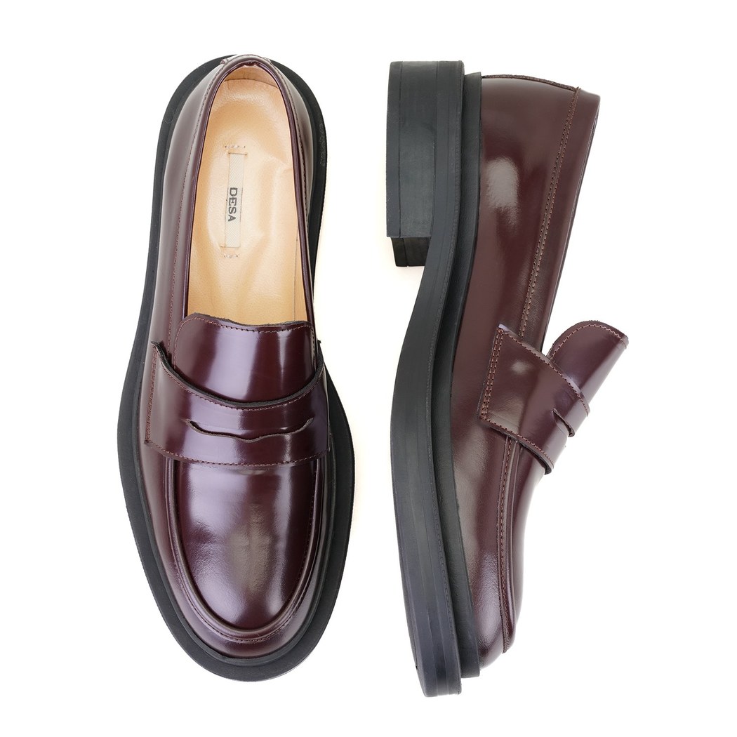 Lestari Bordo Kadın Deri Günlük Ayakkabı