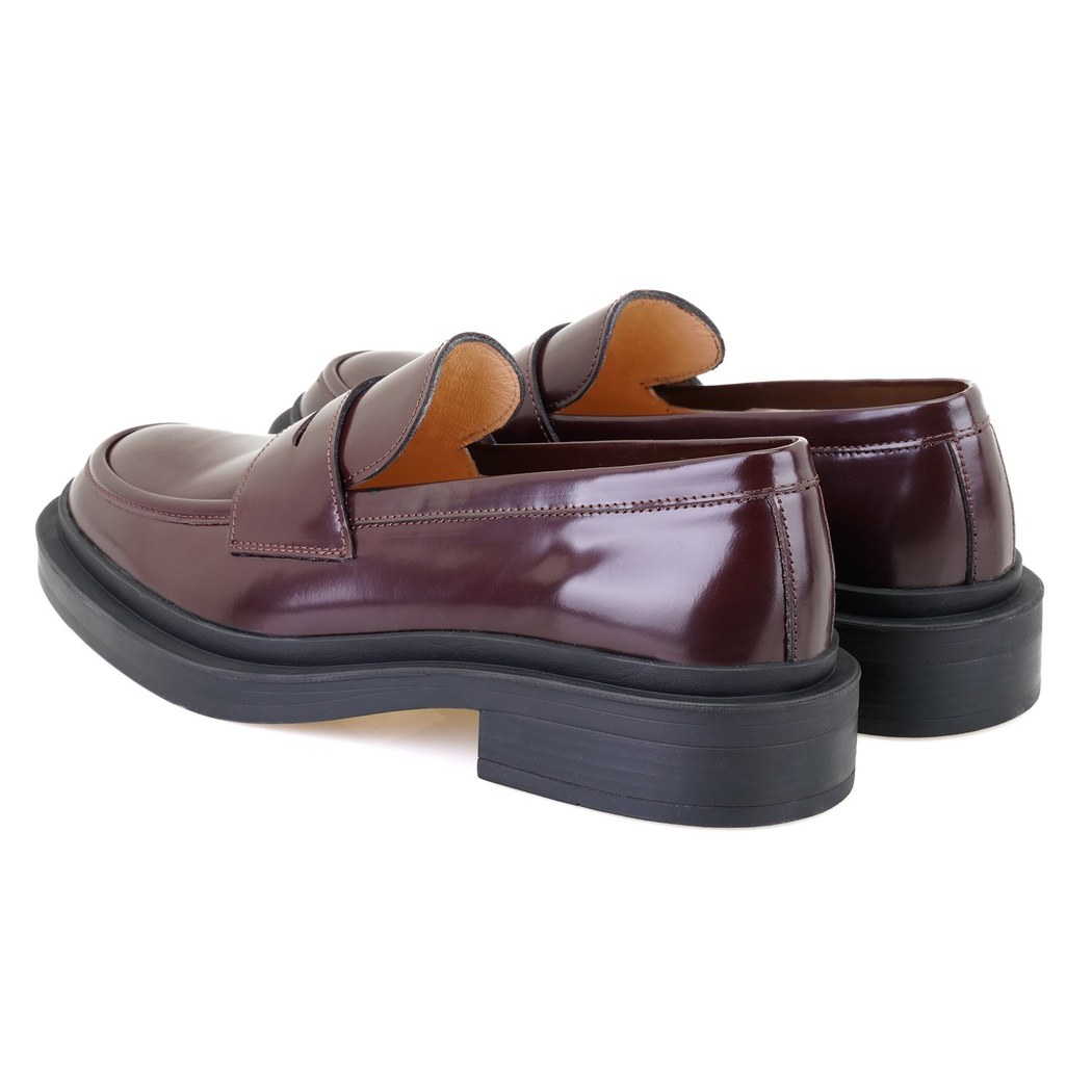 Lestari Bordo Kadın Deri Günlük Ayakkabı