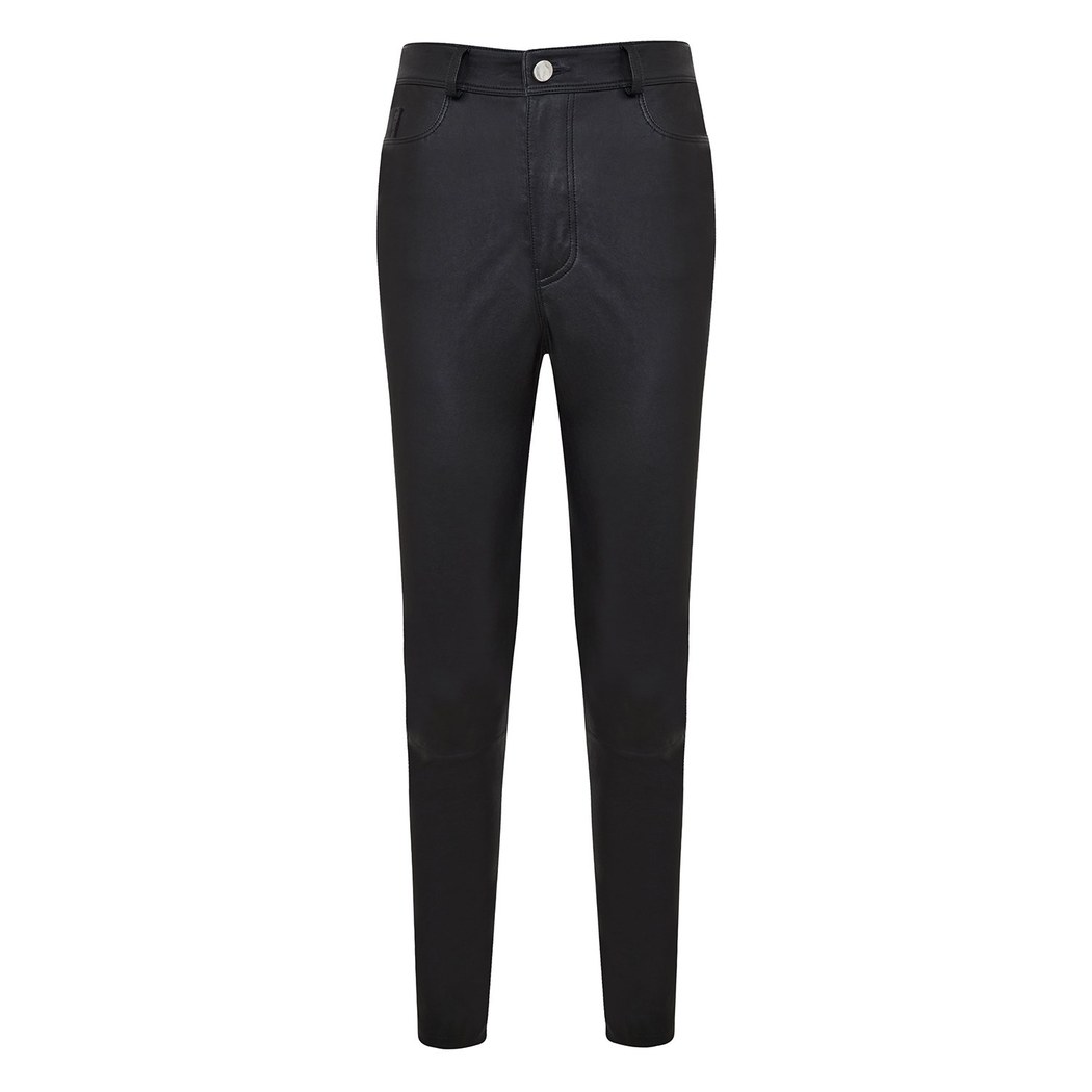 Letizia Siyah Kadın Yüksek Bel Stretch Pantolon