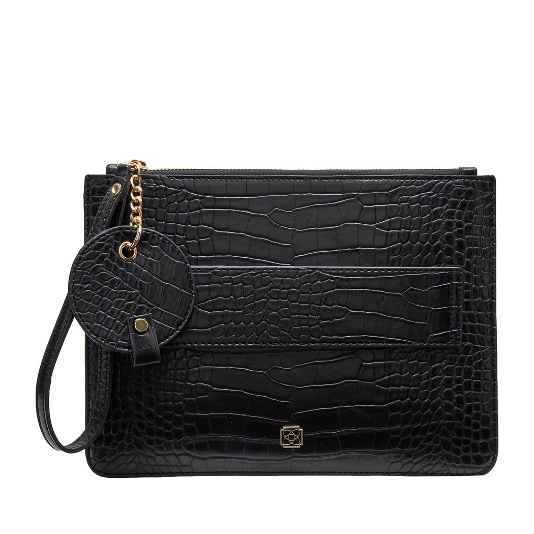 Liana Siyah Kadın Clutch Çanta