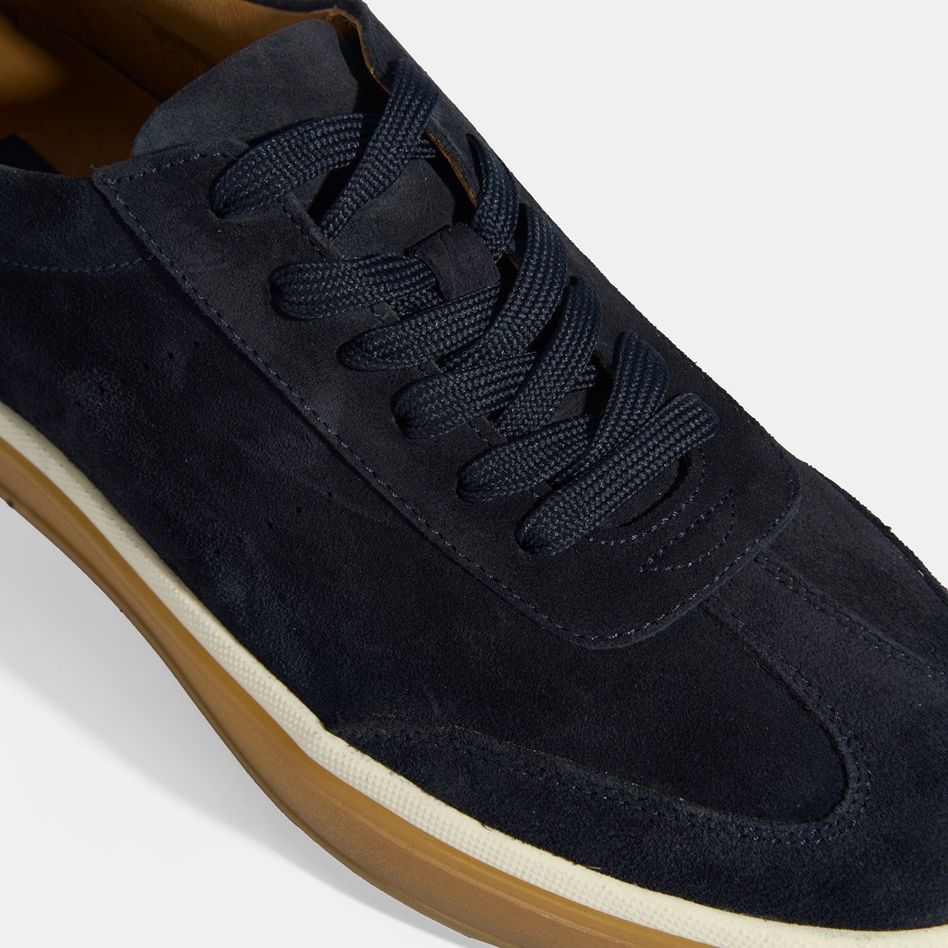 Lianra Lacivert Erkek Süet Bağcıklı Günlük Ayakkabı