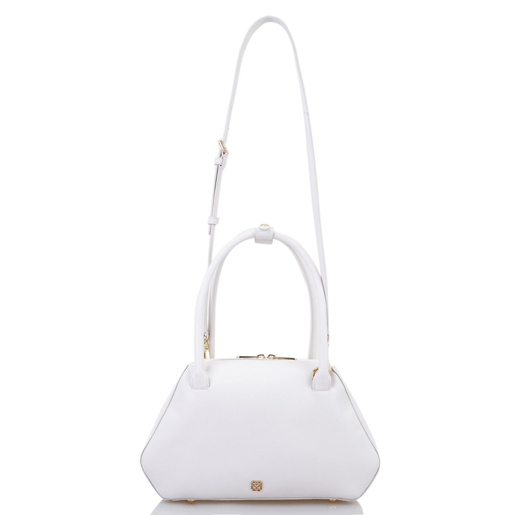 Lillesol Beyaz Kadın Deri Omuz Çantası