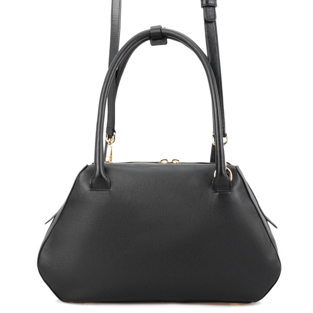 Lillesol Siyah Kadın Deri Omuz Çantası
