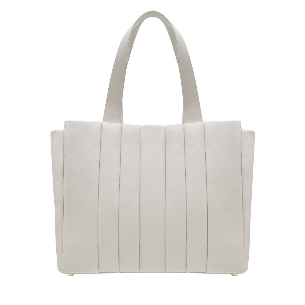 Lily Beyaz Kadın Deri Omuz Askılı Çanta