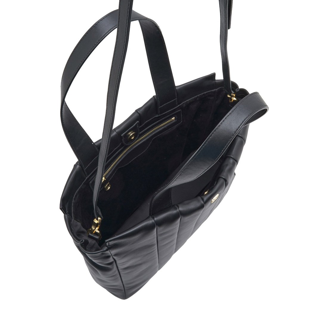 Lily Siyah Kadın Deri Omuz Askılı Çanta