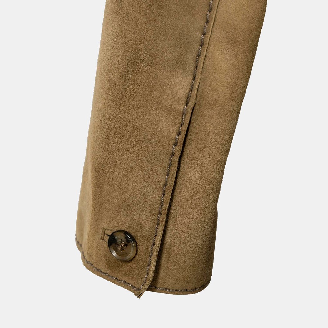 Limited Edition Kadın Vizon Süet Kısa Ceket