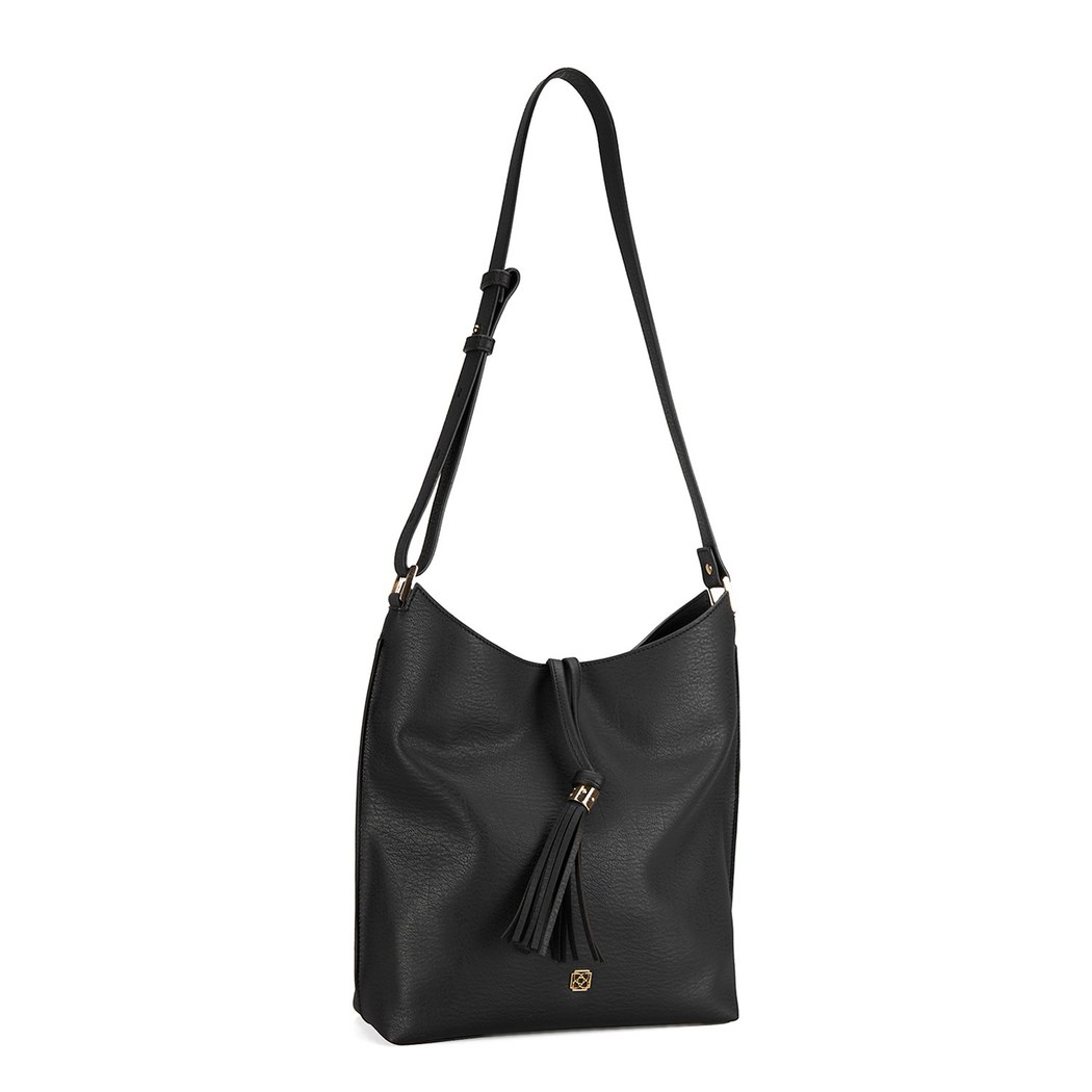 Linao Siyah Kadın Omuz Çantası