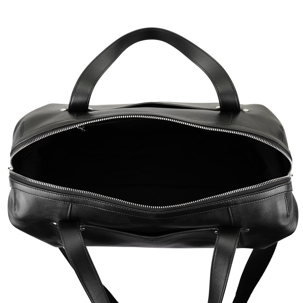 Lincoln Siyah Erkek Deri Seyahat Çantası