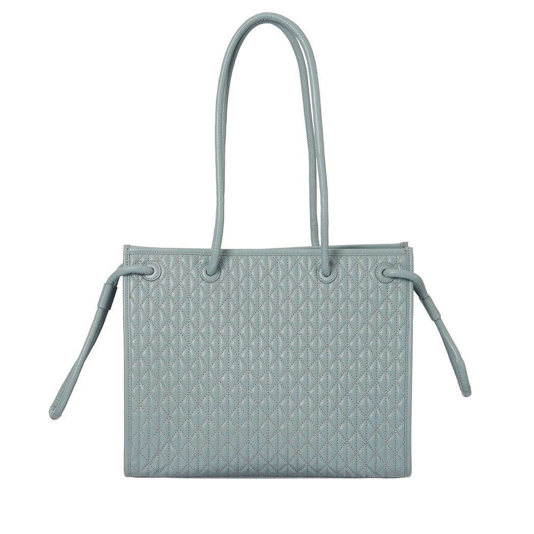 Linda Gri Kadın Deri Omuz Askılı Çanta