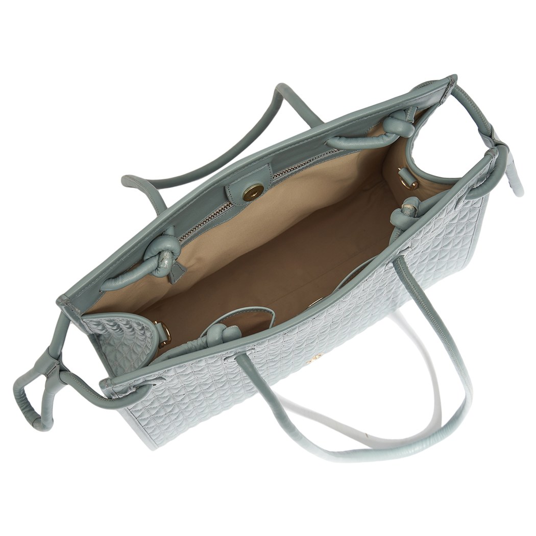 Linda Gri Kadın Deri Omuz Askılı Çanta