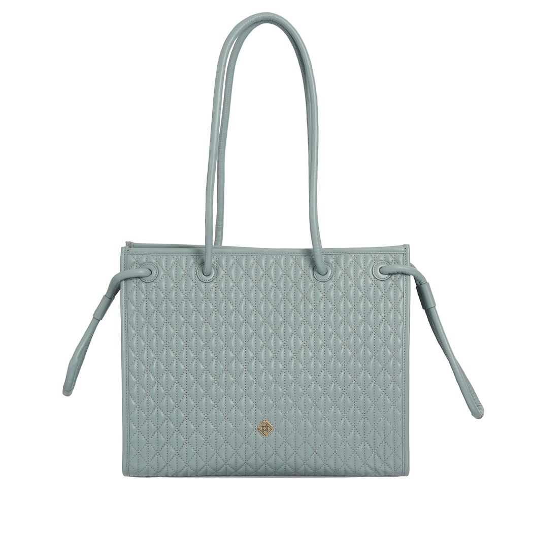 Linda Gri Kadın Deri Omuz Askılı Çanta