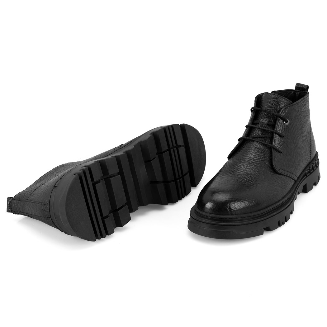 Lionra Siyah Erkek Deri Bot