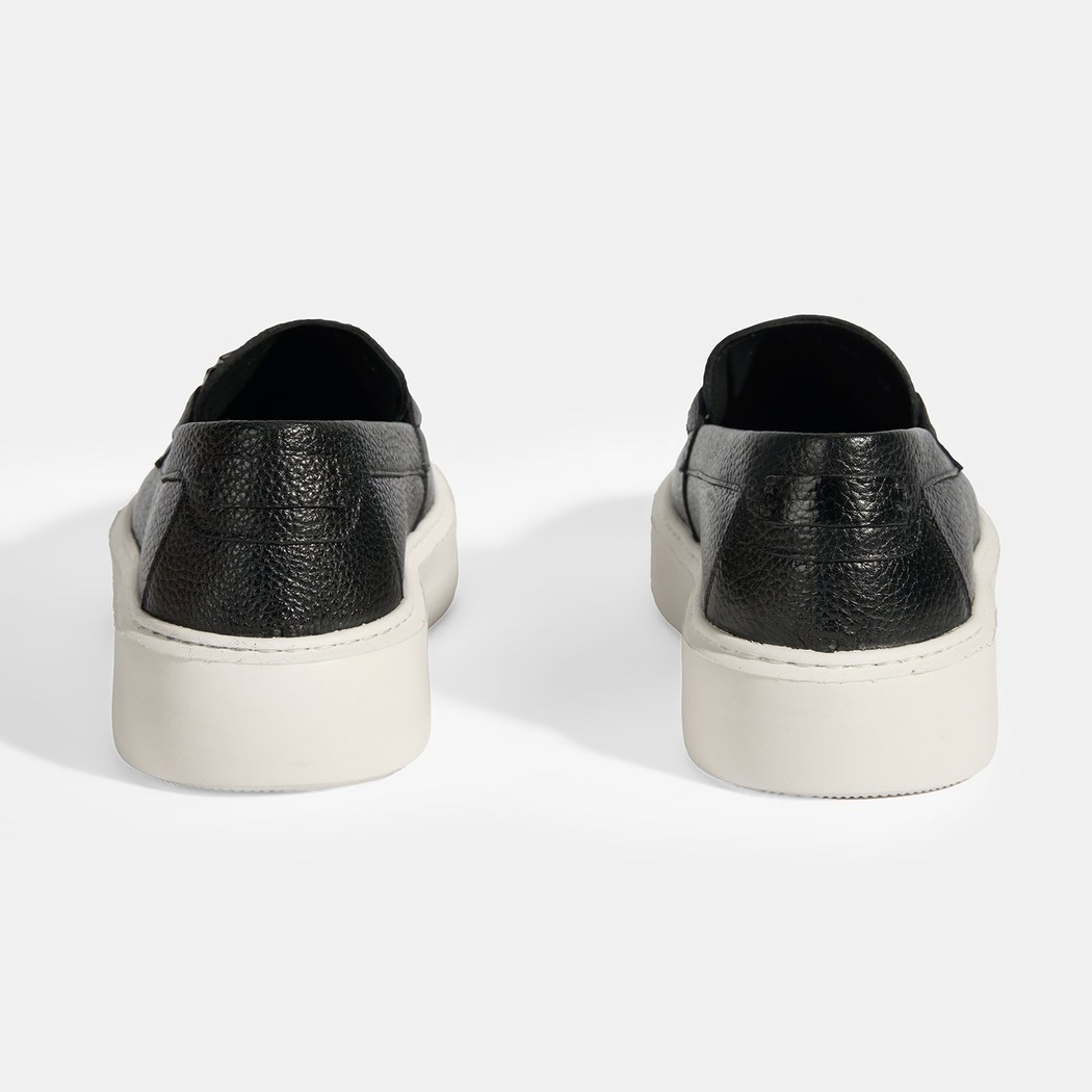 Liverty Siyah Erkek Deri Tokalı Loafer