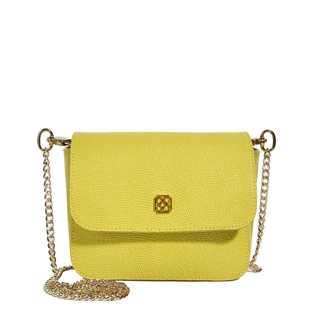 Lizart Zincir Askılı - Deri Postacı Çantası