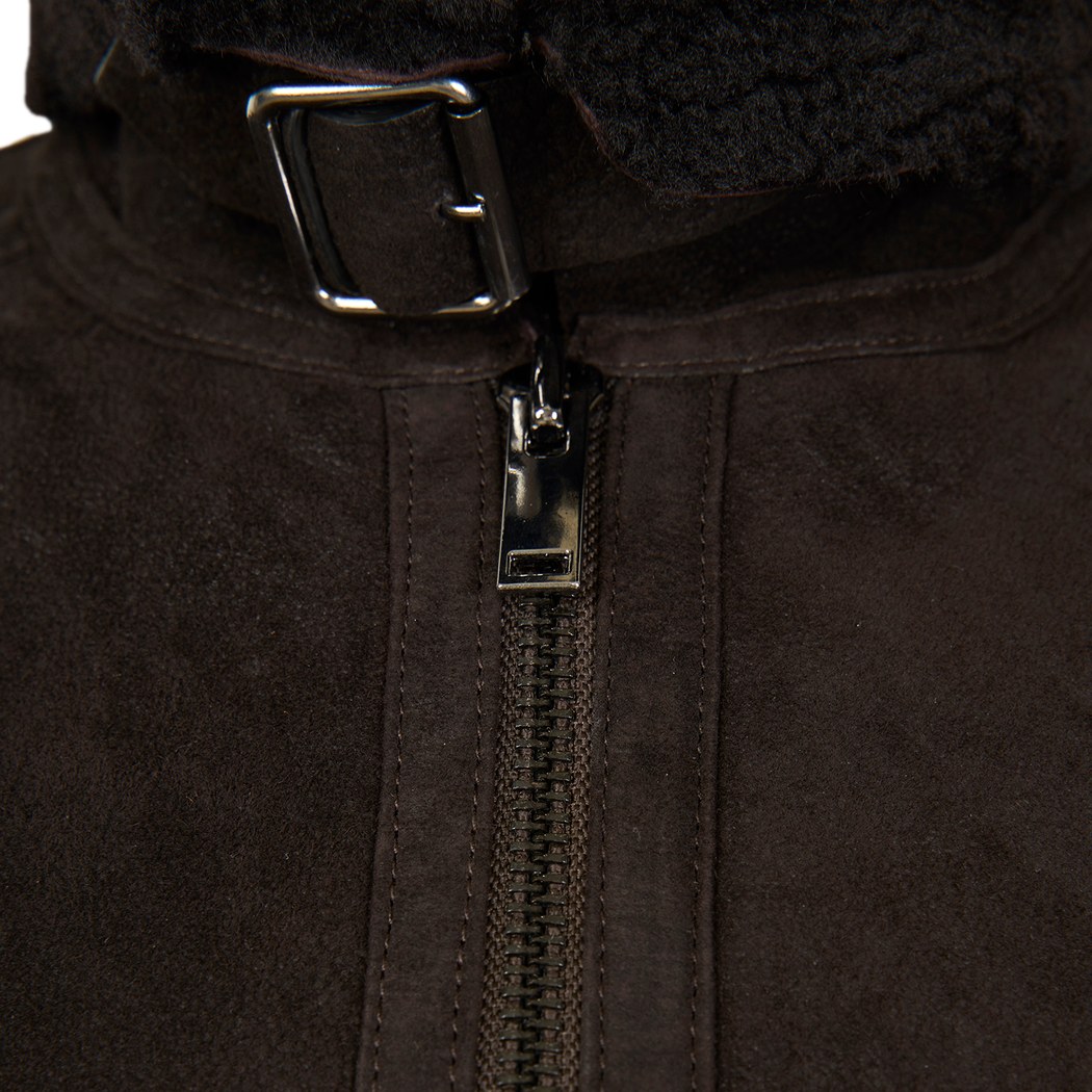 Lovisa Kahverengi Erkek Kürk Ceket