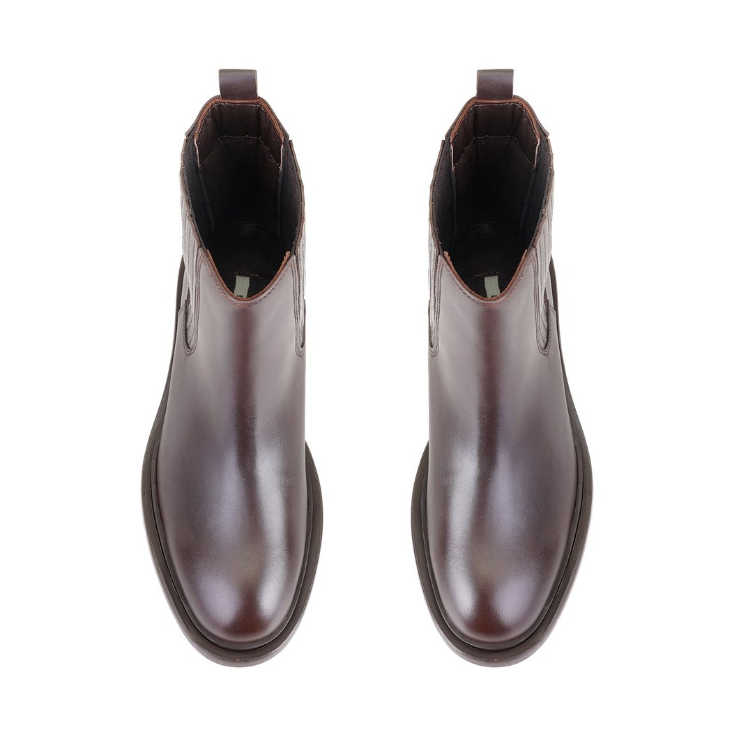 Luana Kahve Kadın Deri Bot