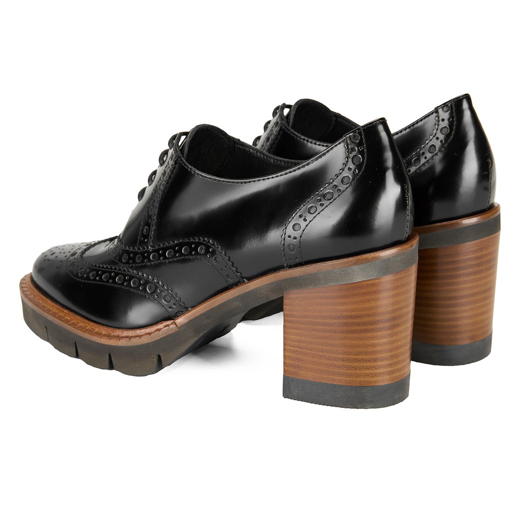 Luca Grossi Beata Siyah Kadın Topuklu Klasik Ayakkabı