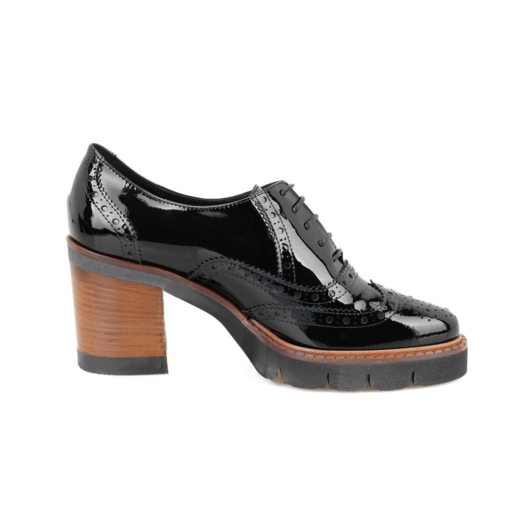 Luca Grossi Beata Siyah Kadın Topuklu Klasik Ayakkabı