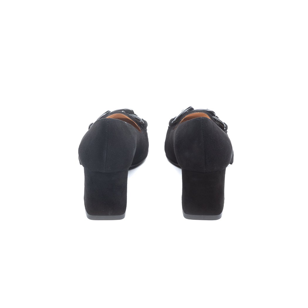 Luca Grossi Diana Siyah Kadın Toka Aksesuarlı Topuklu Ayakkabı