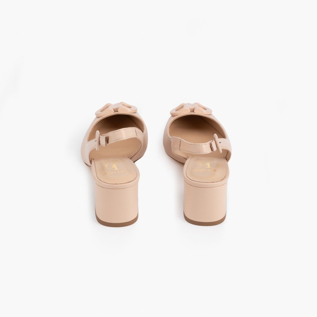 Luca Grossi Kadın Bej Topuklu Klasik Ayakkabı