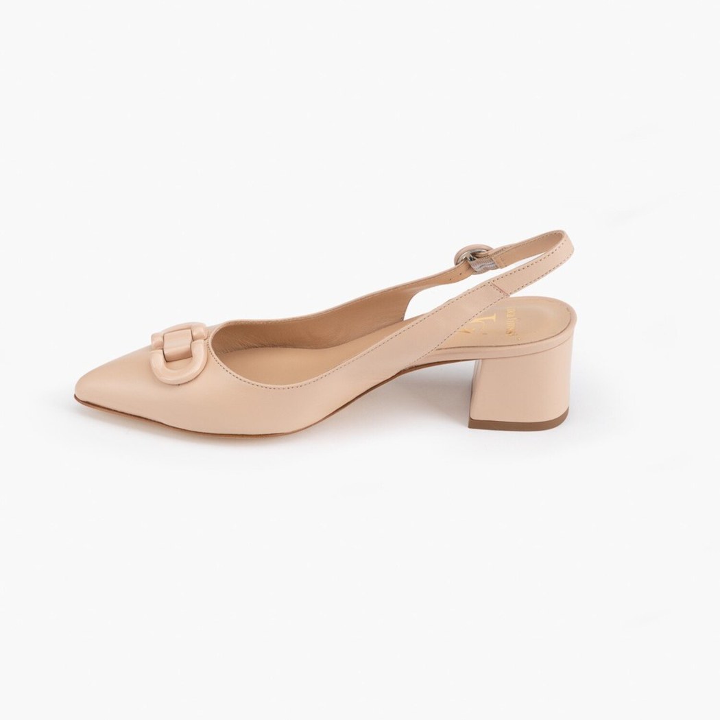 Luca Grossi Kadın Bej Topuklu Klasik Ayakkabı