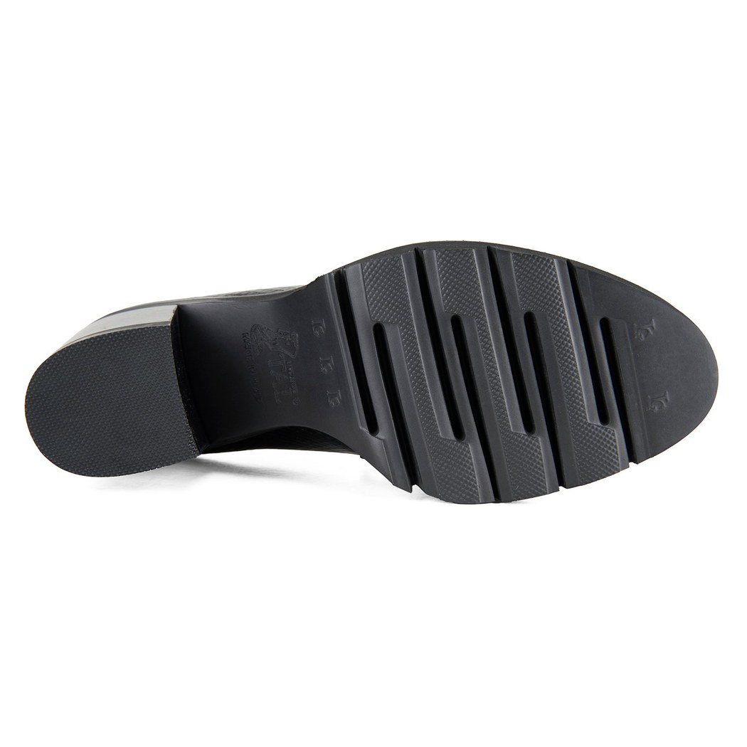 Luca Grossi Kadın Siyah Topuklu Deri Günlük Ayakkabı