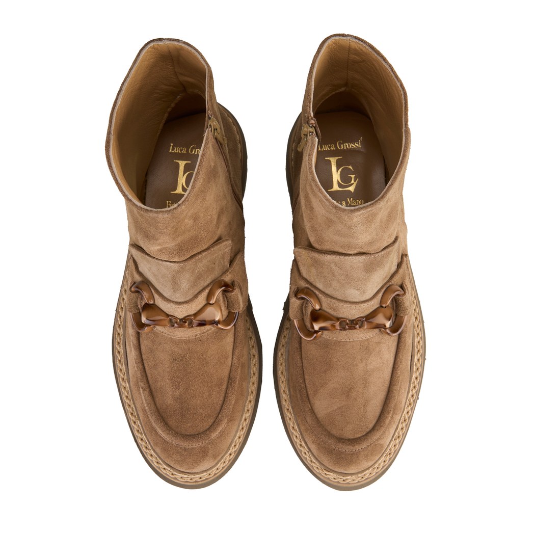 Luca Grossi Kadın Taba Süet Bot