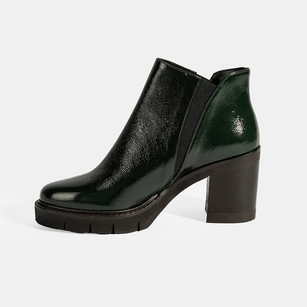 Luca Grossi Kadın Yeşil Platform Topuklu Rugan Bot