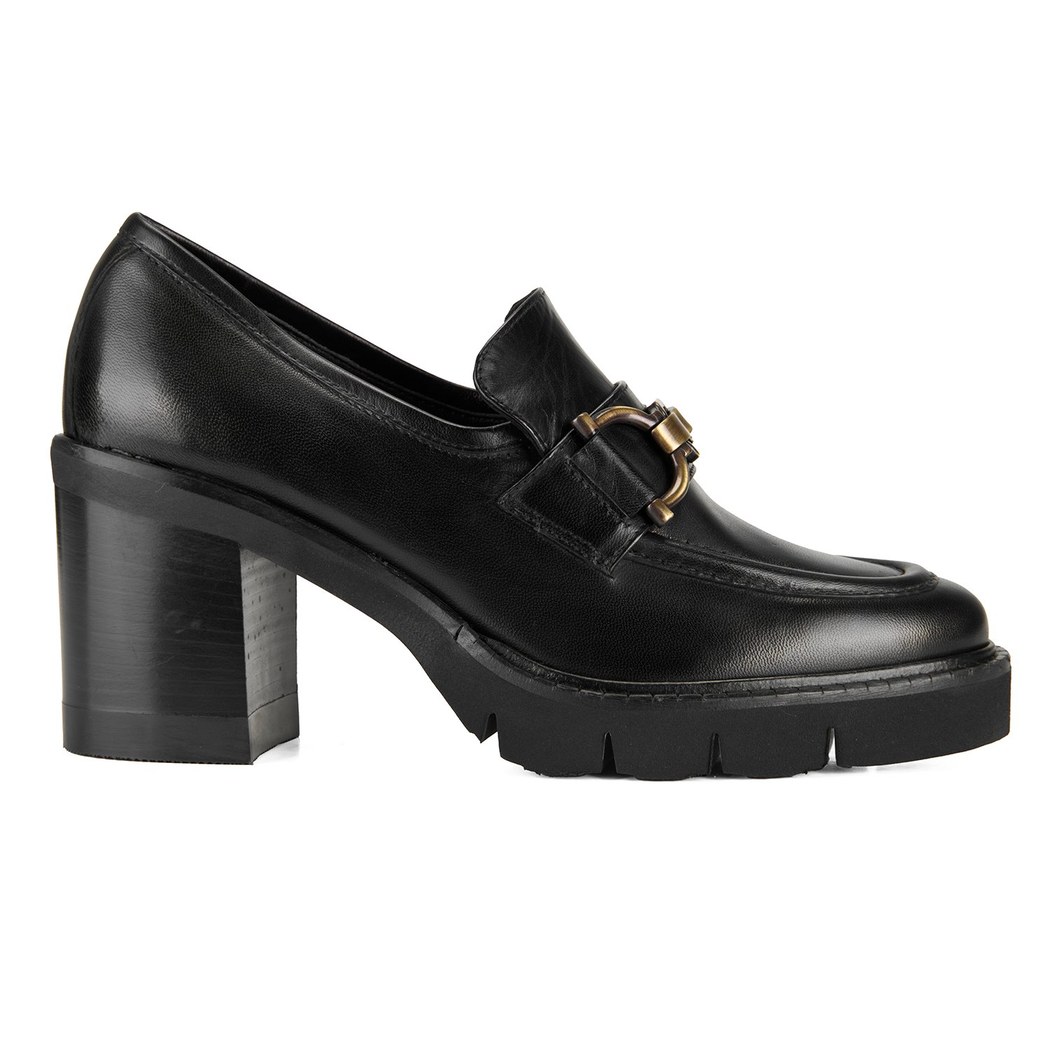 Luca Grossi Siyah Kadın Deri Günlük Ayakkabı