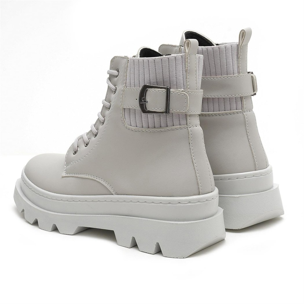 Lucia Gri Kadın Toka Detaylı Bot