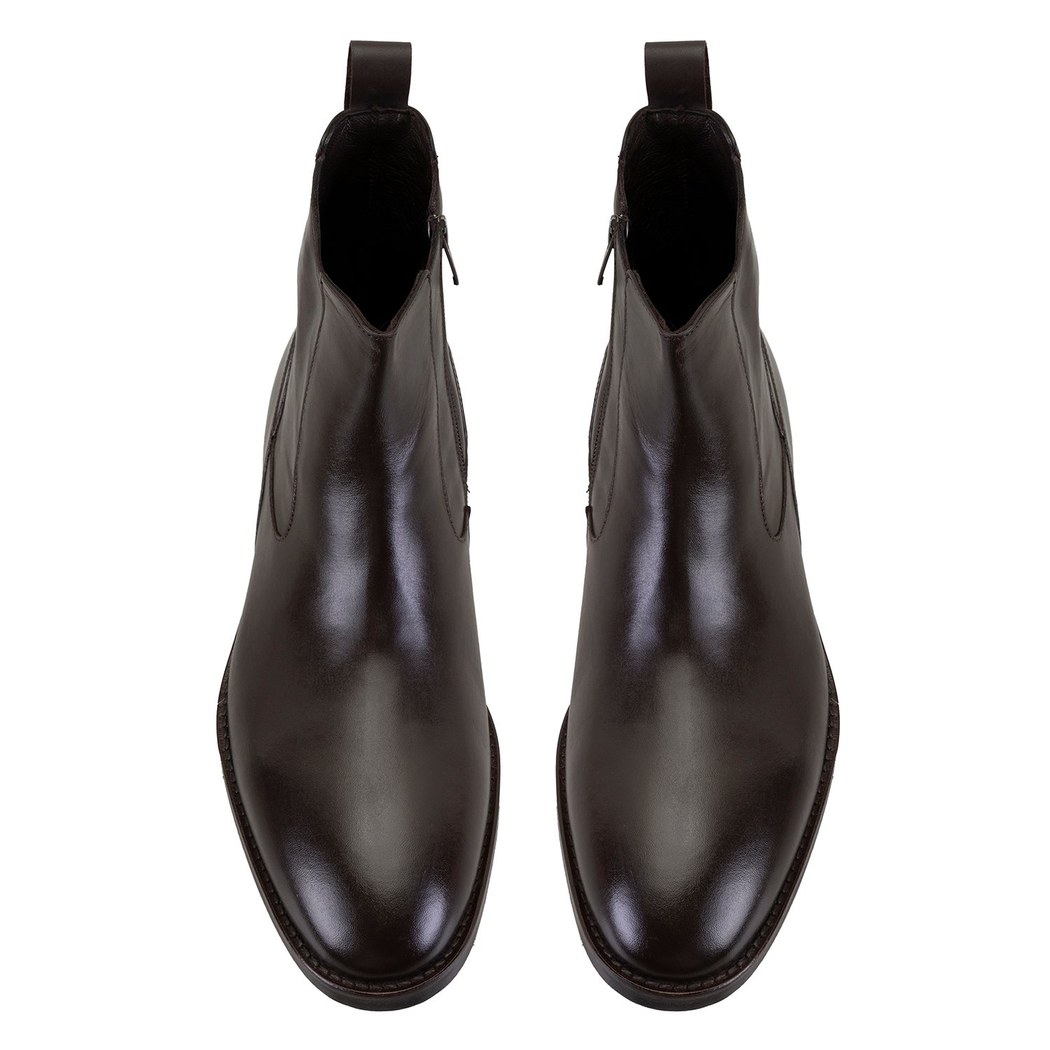 Luella Kahve Erkek Deri Bot