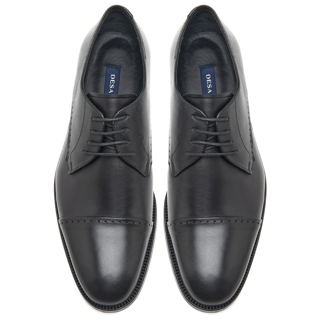 Lui Siyah Erkek Deri Klasik Ayakkabı