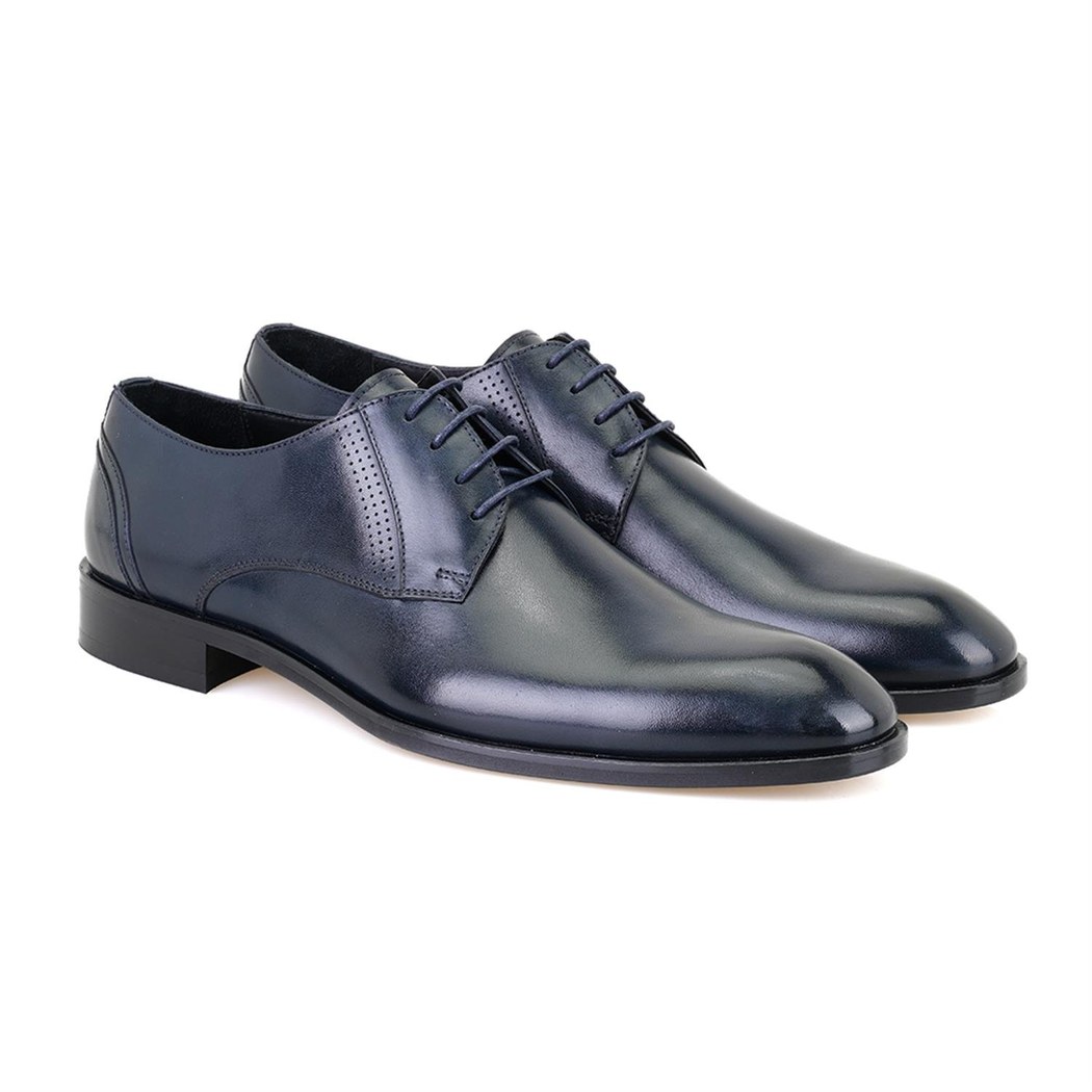 Luke Lacivert Erkek Deri Klasik Ayakkabı