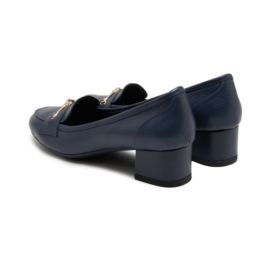 Lyra Lacivert Kadin Deri Klasik Ayakkabi