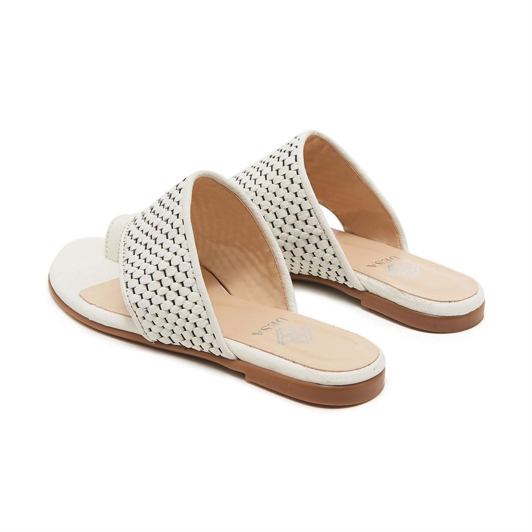 Madison Kadın Örgülü Deri Terlik