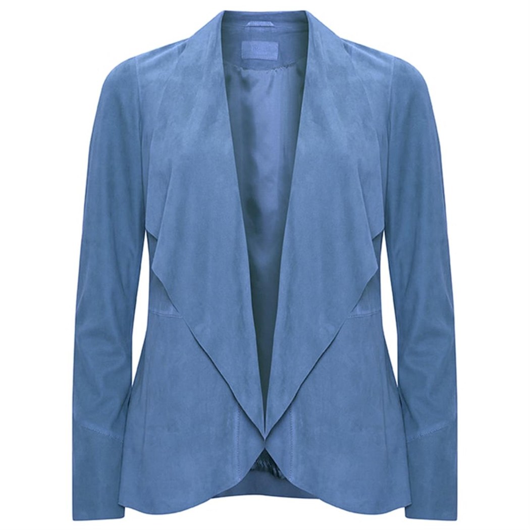 Magenta Kadın Şal Yaka Süet Ceket