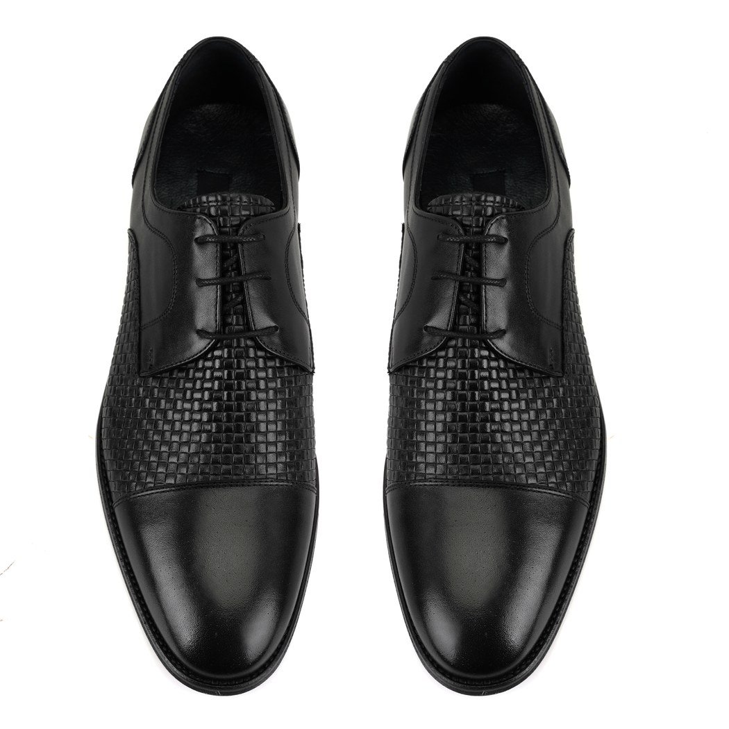 Magnus Siyah Erkek Deri Klasik Ayakkabı