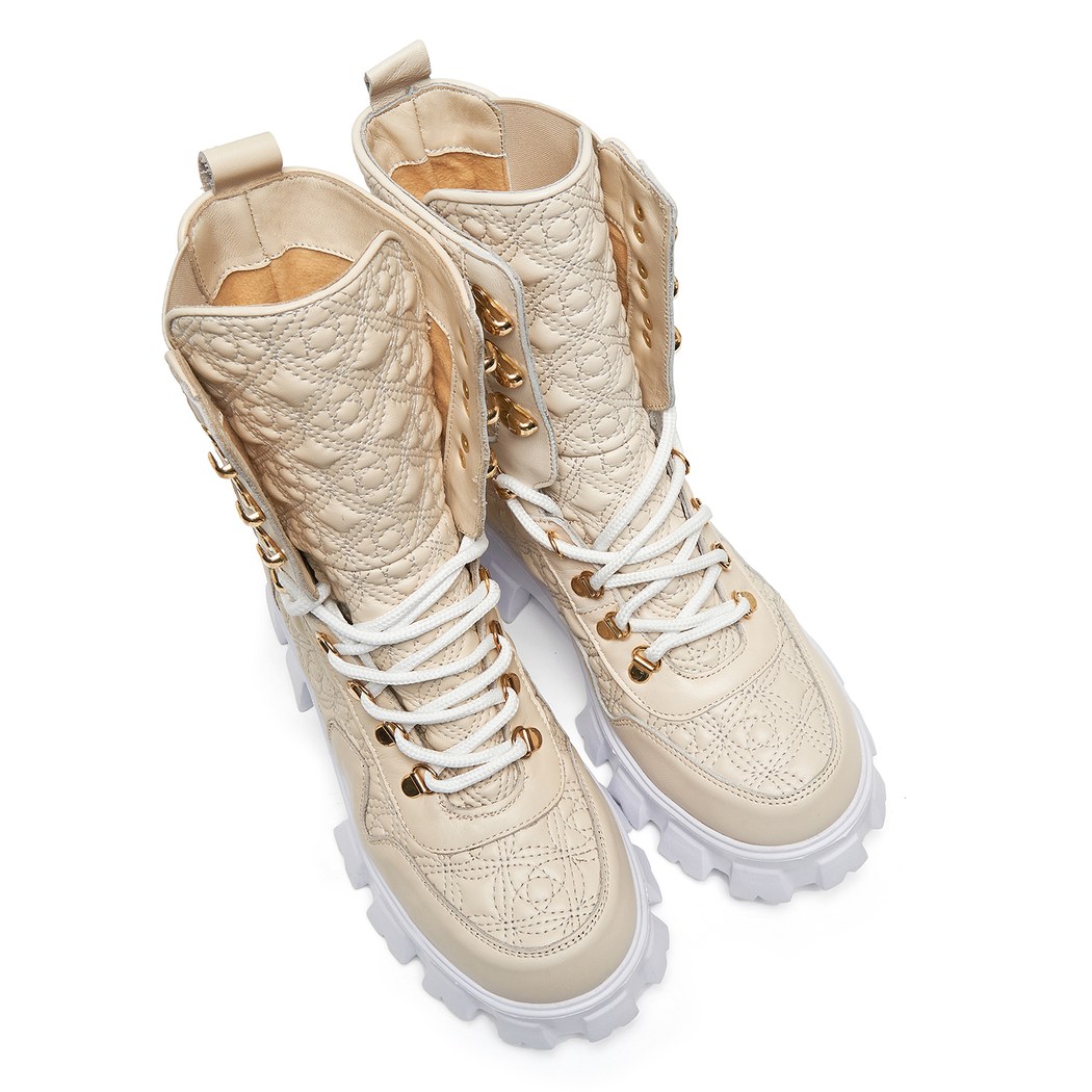 Mailo Kadın Kapitone Deri Bot